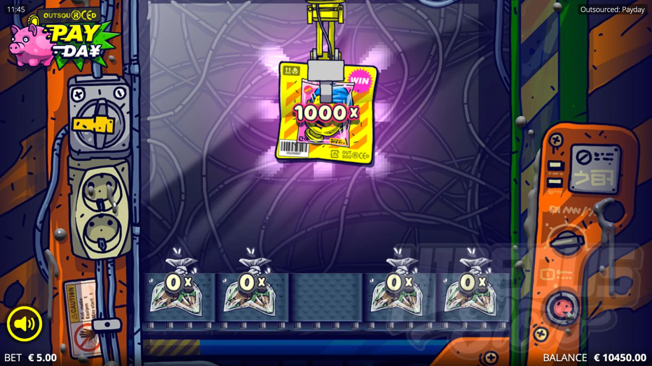 A Claw Can Collect Symbols With Values up to 10,000x Bet, Which Can Also Be Labelled as MAX WIN