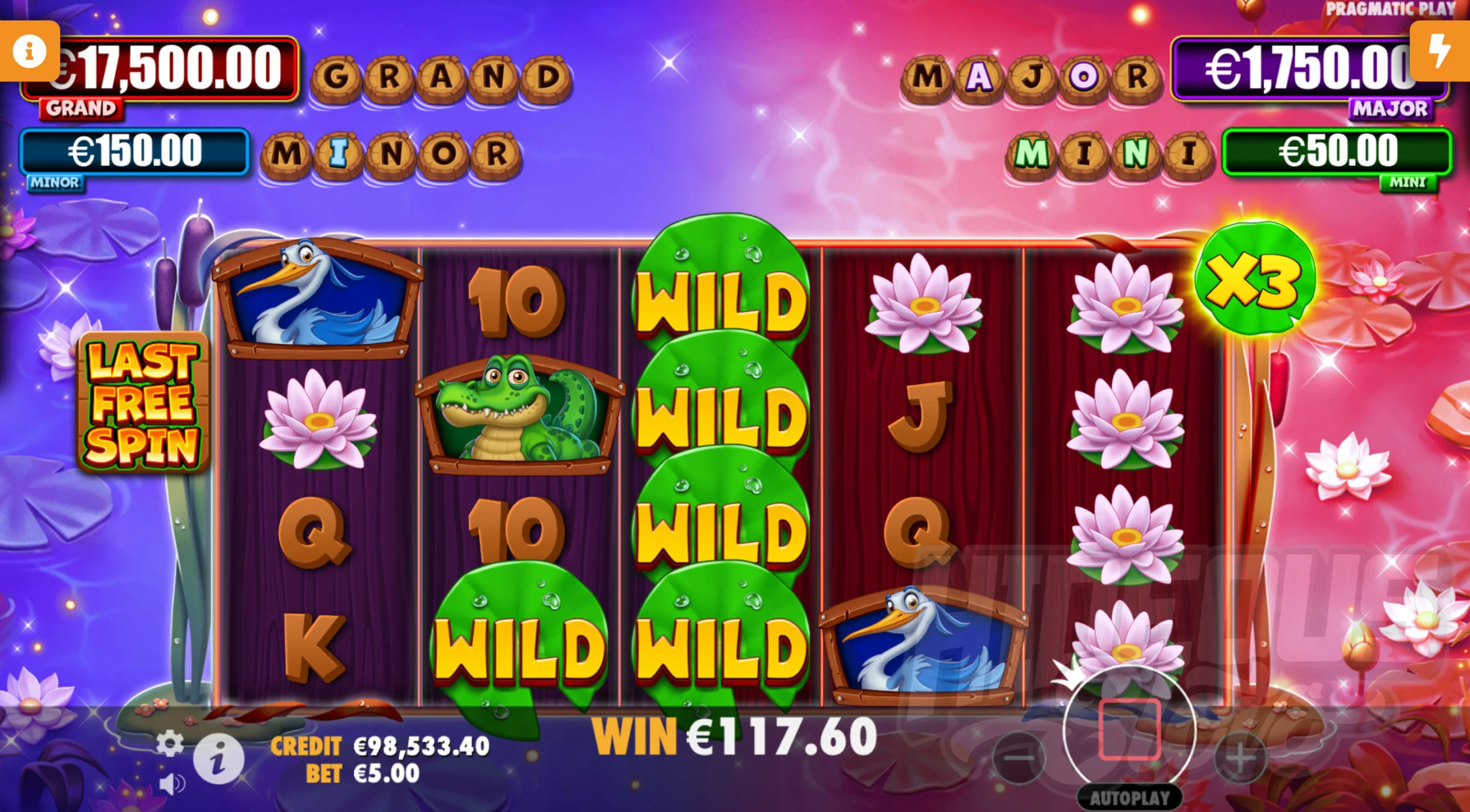 Tiny Toads Purple and Red Modifier Free Spins Feature