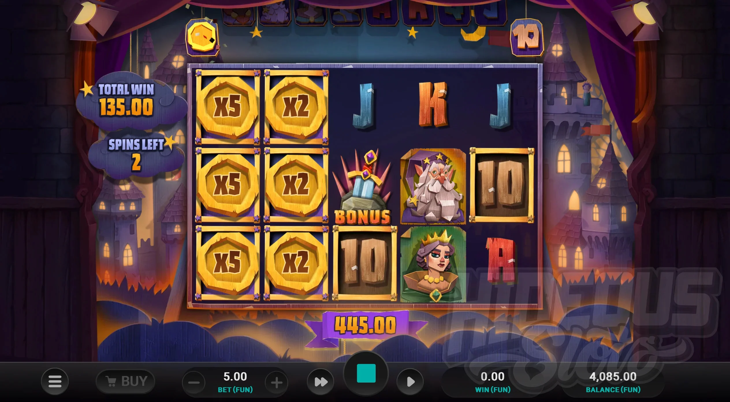 Camelot Cash Free Spins