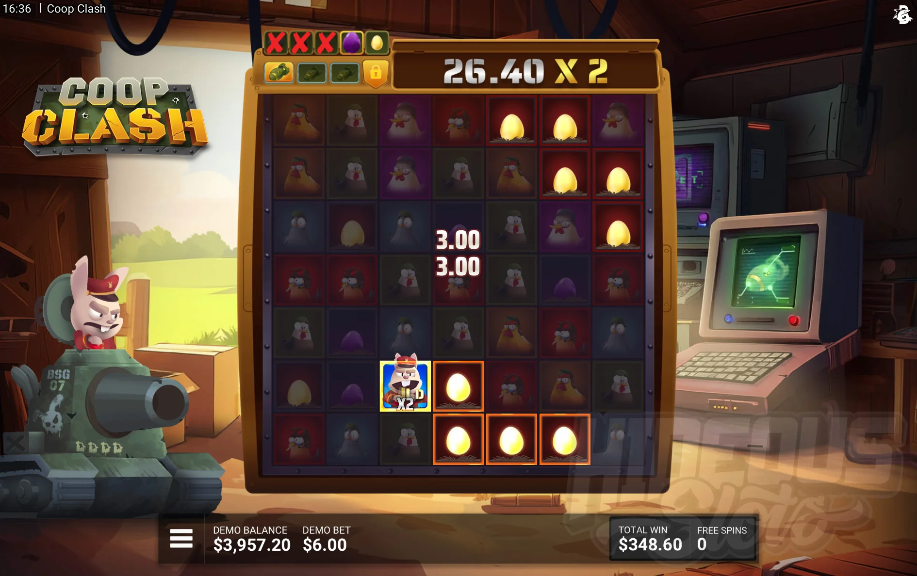 Coop Clash Rabbit Rampage Feature
