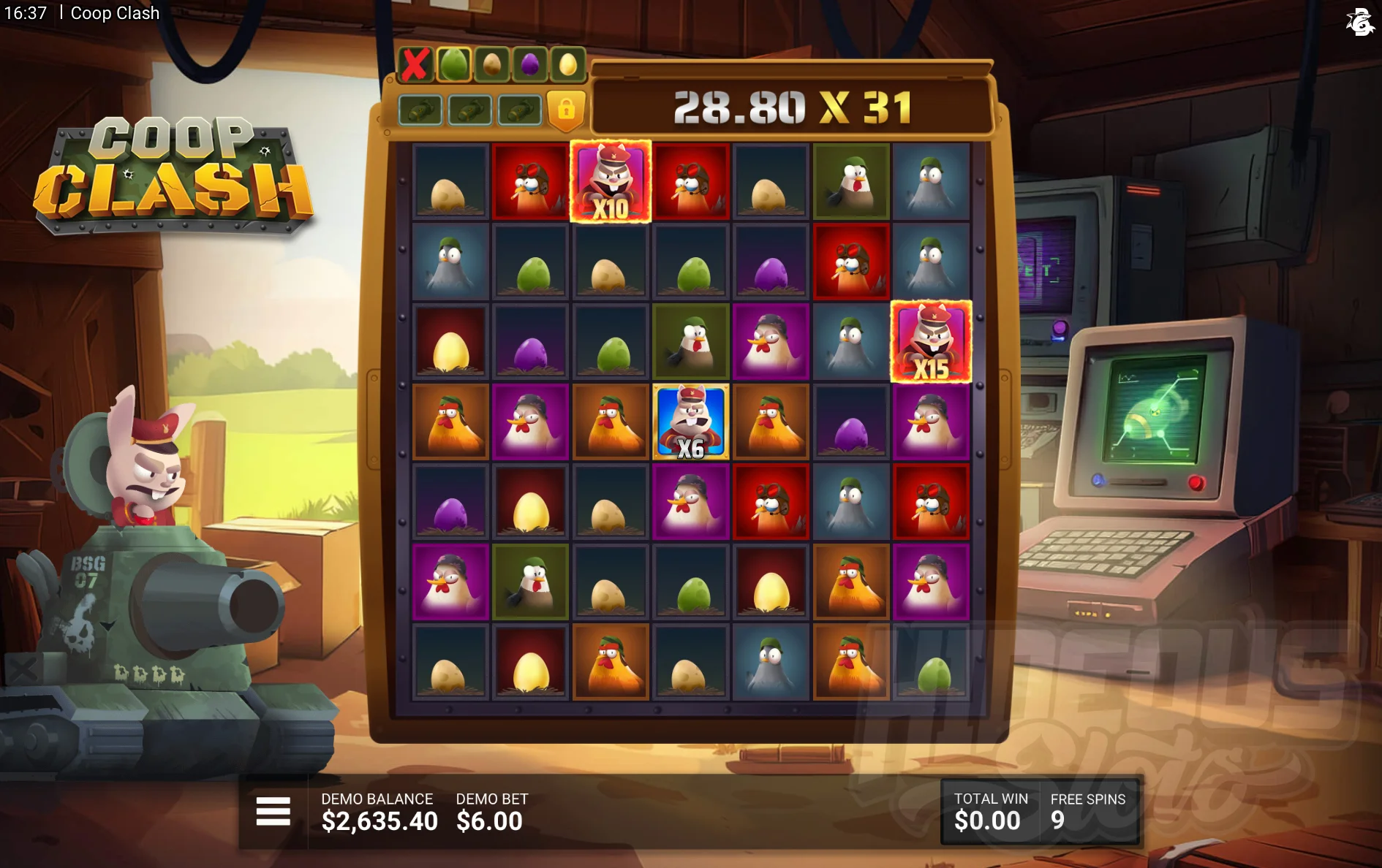 At Least 3 Wild Symbols are Guaranteed on the First Spin of the Unstoppable Rabbit Feature