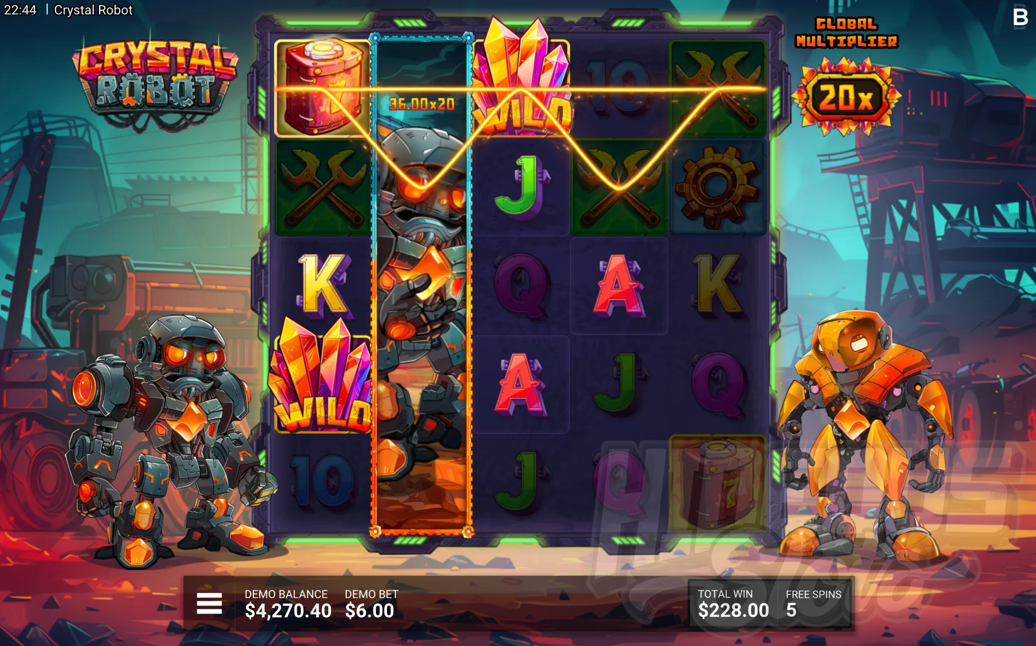 In Either Bonus, the Global Multiplier is Persistent For the Duration of Spins