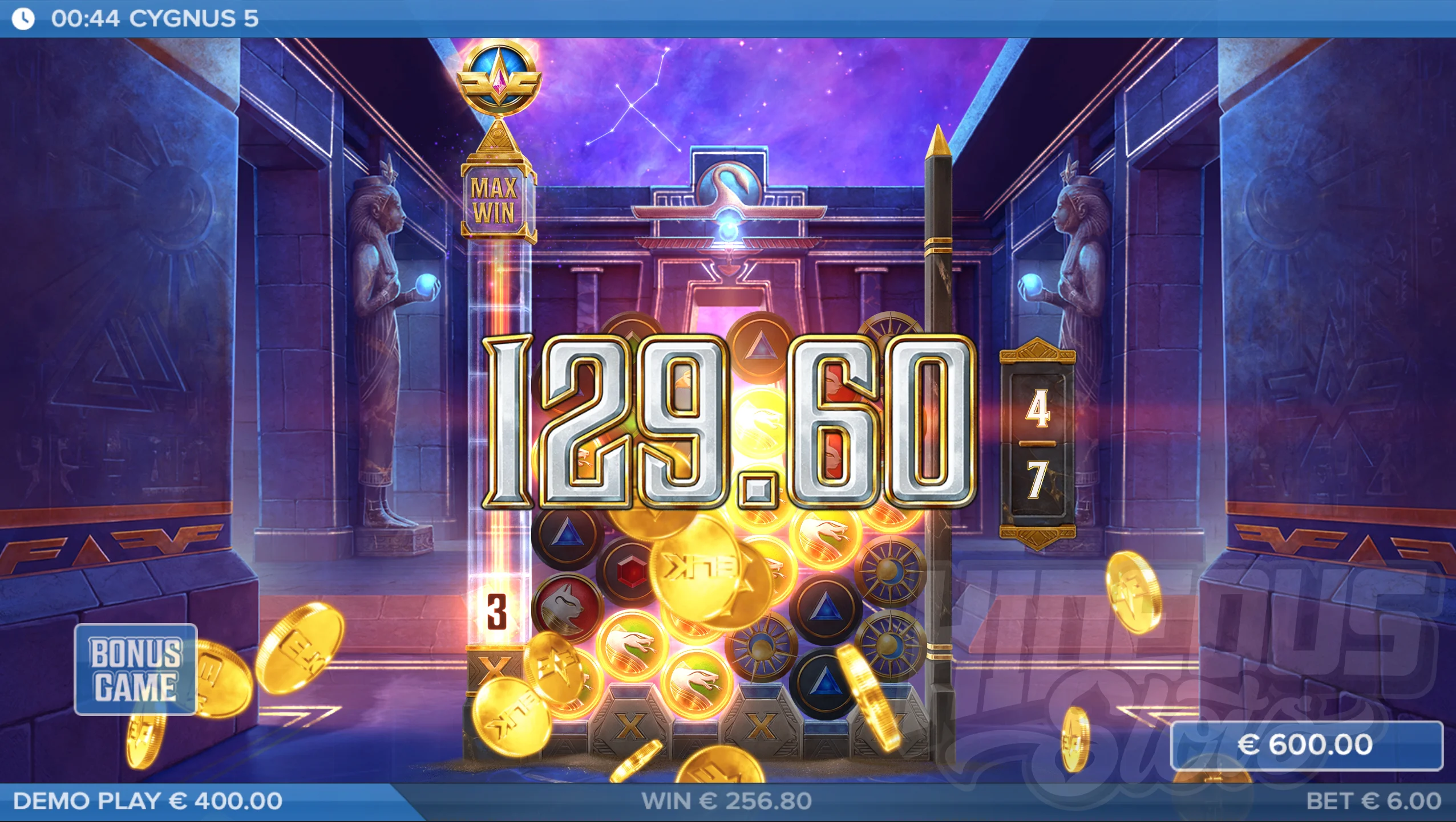 Cygnus 5 Bonus Game