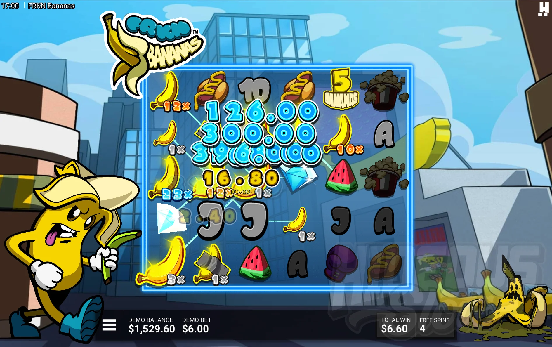 Land a Go Bananas Symbol in the BANANA BLITZ! Bonus Game to Activate the Go Bananas Mechanic and Add Additional Banana Wilds to the Reels