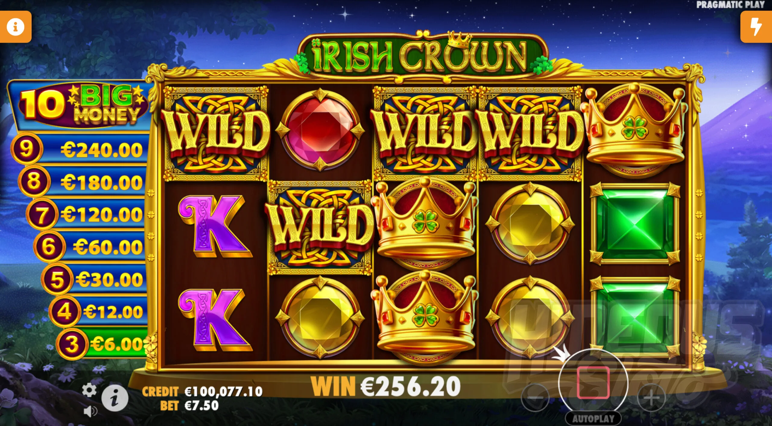 Irish Crown Free Spins