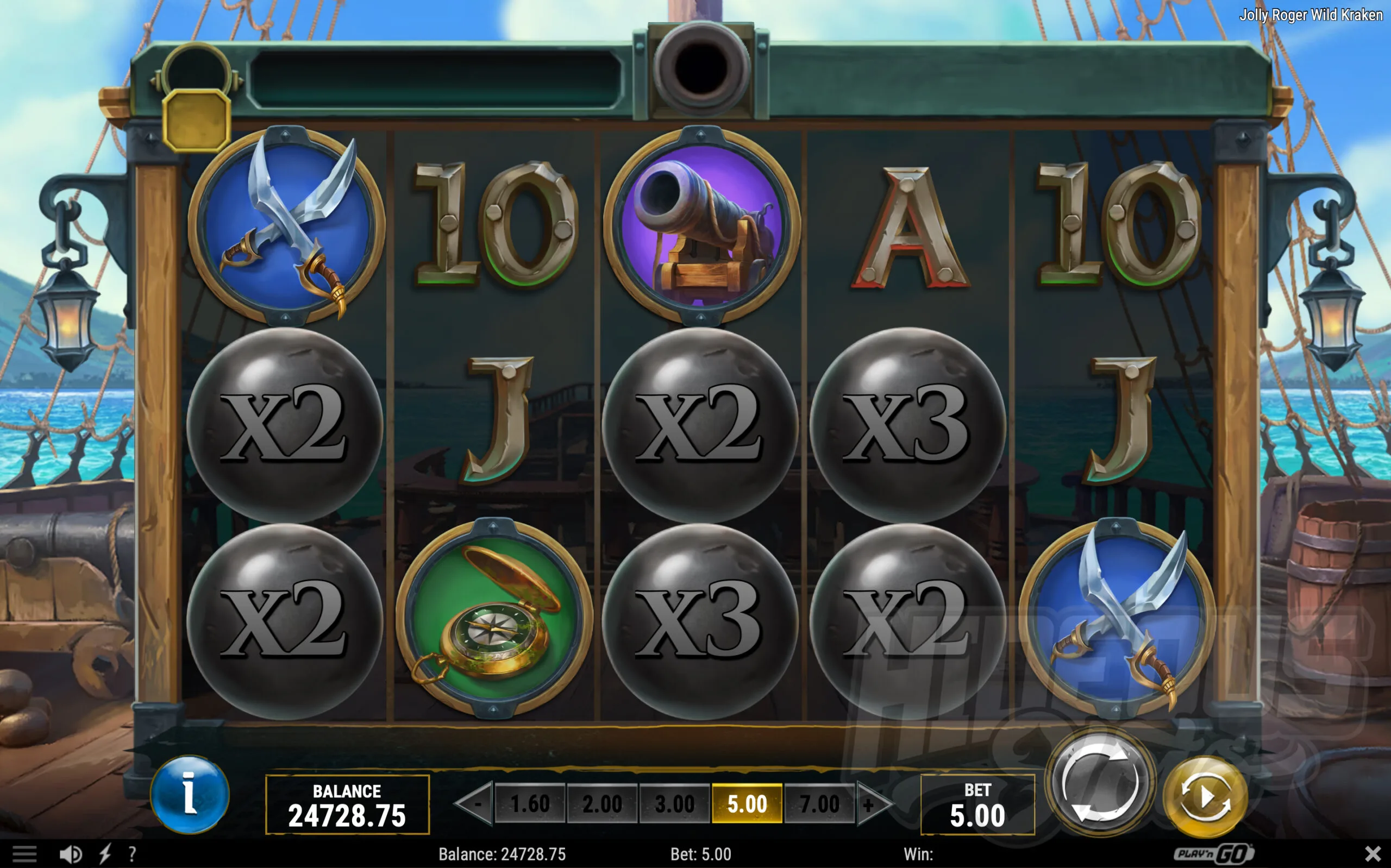 Land 6 or More Cannon Scatters to Trigger Free Spins