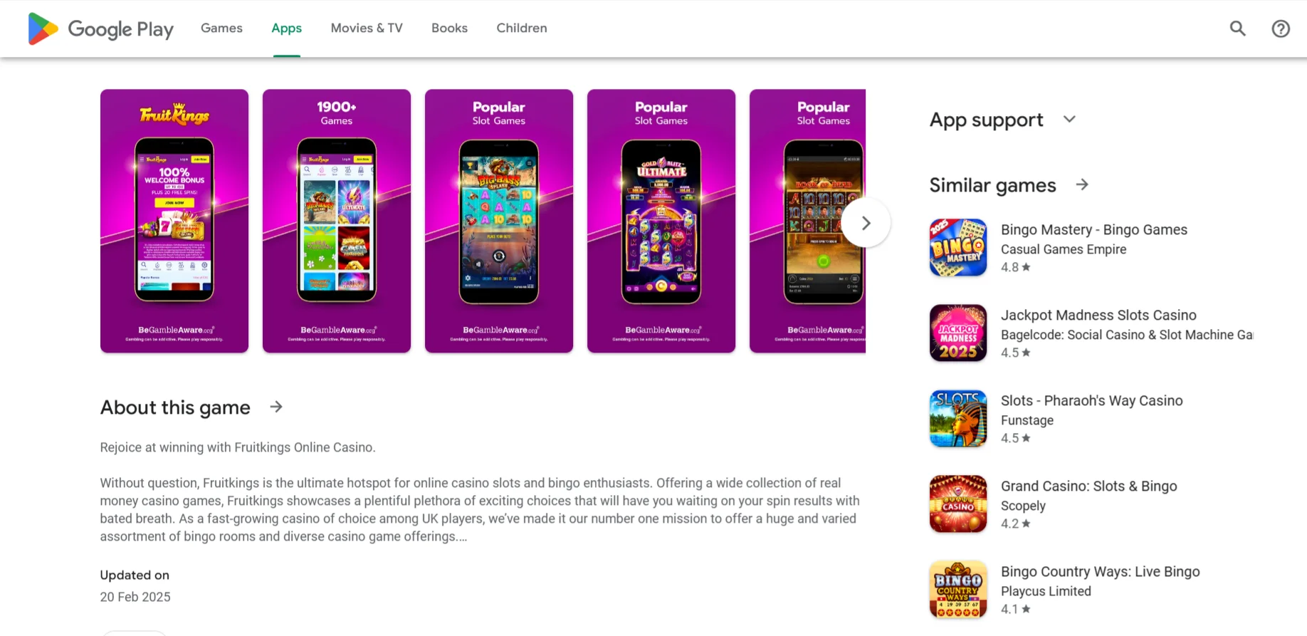 Fruit Kings Casino App