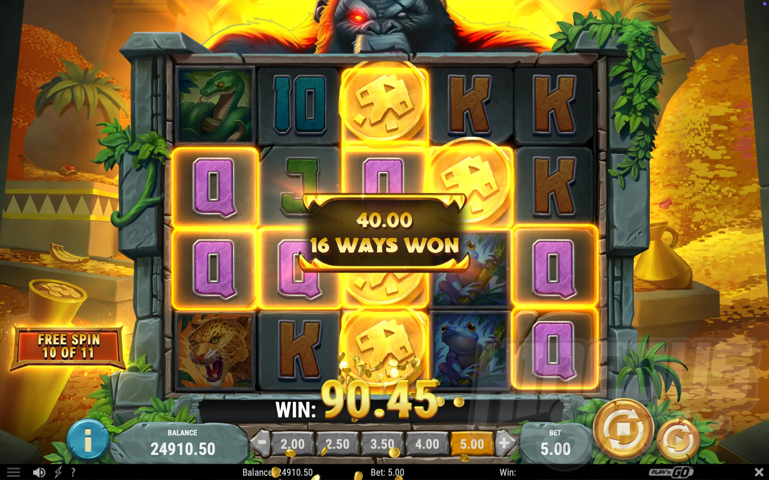 Treasures of Kongar Free Spins