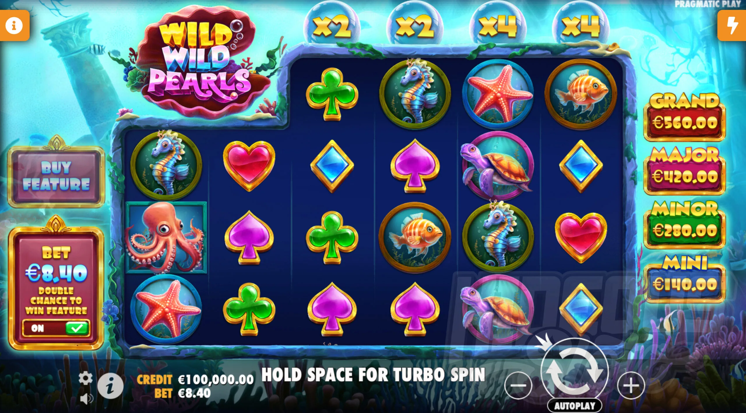 Wild Wild Pearls Base Game