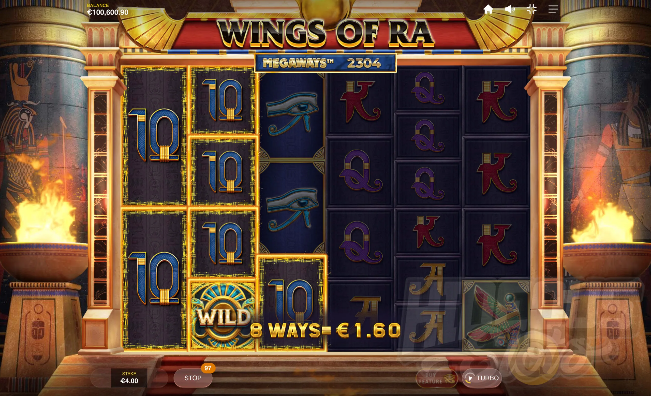 Wings of Ra Megaways Offers Players up to 117,649 Ways to Win