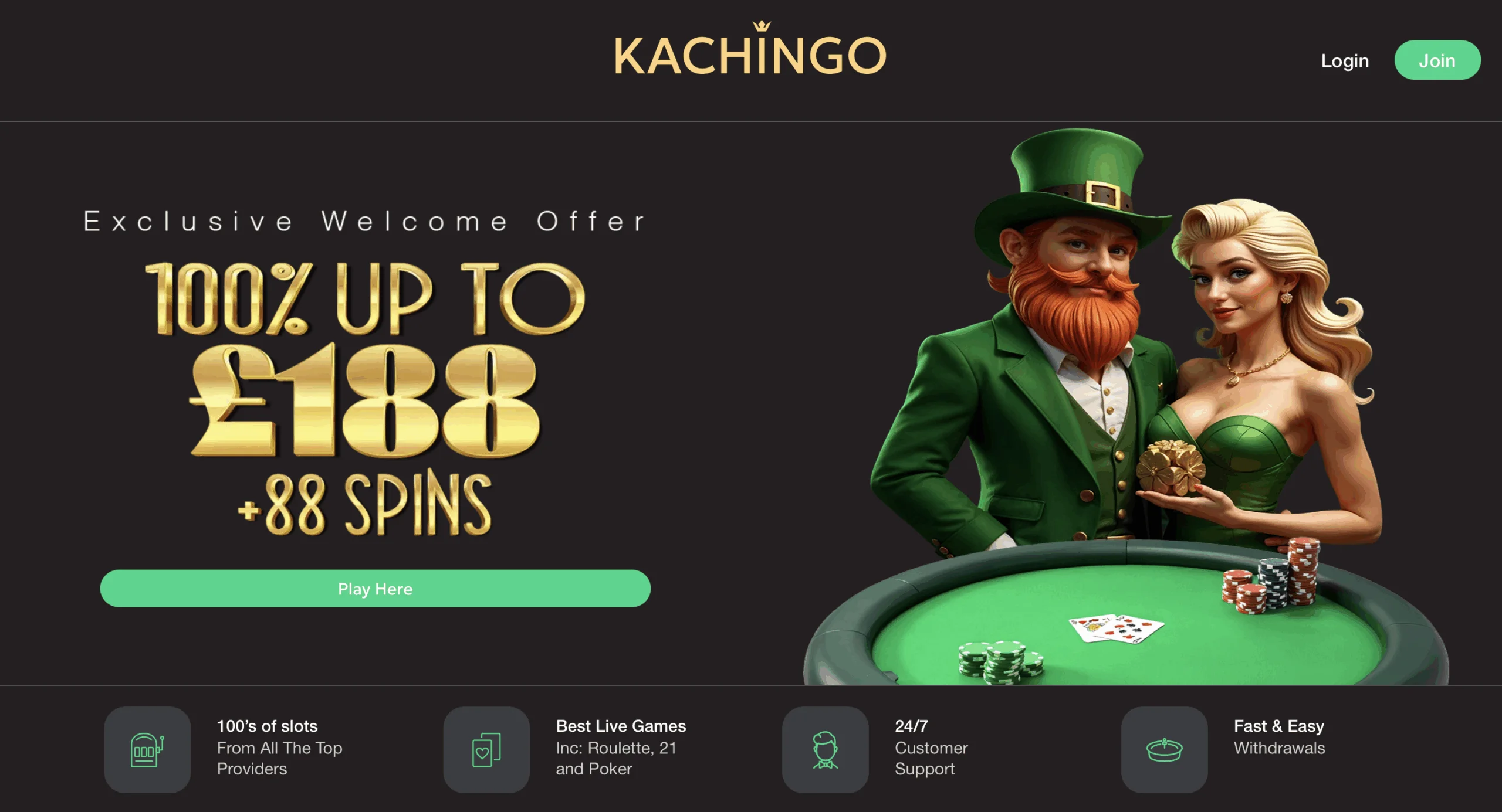 Kachingo Welcome Bonus