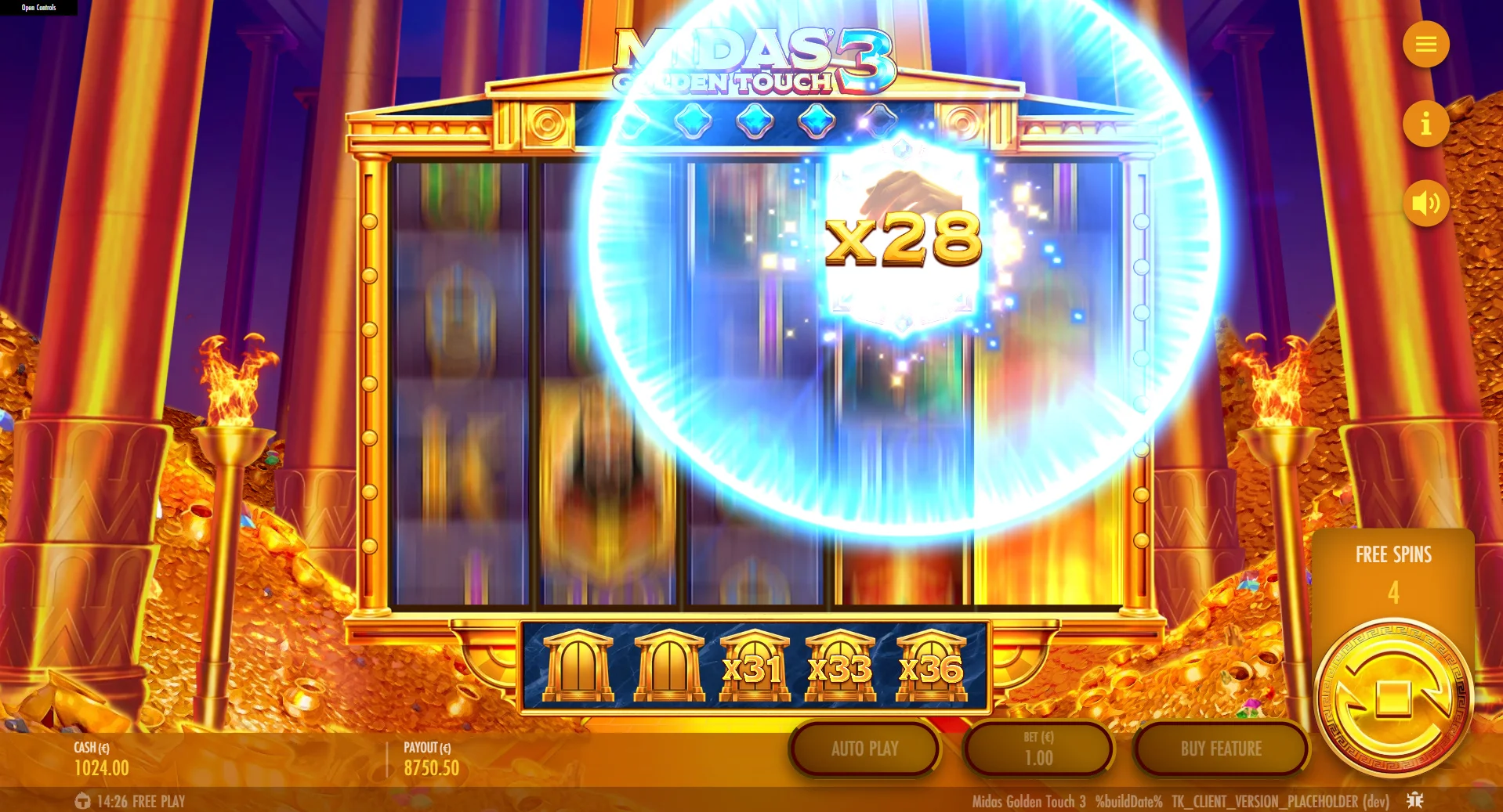 Upgrade the Epic Wild Multiplier during free spins for bigger win potential and extra spins