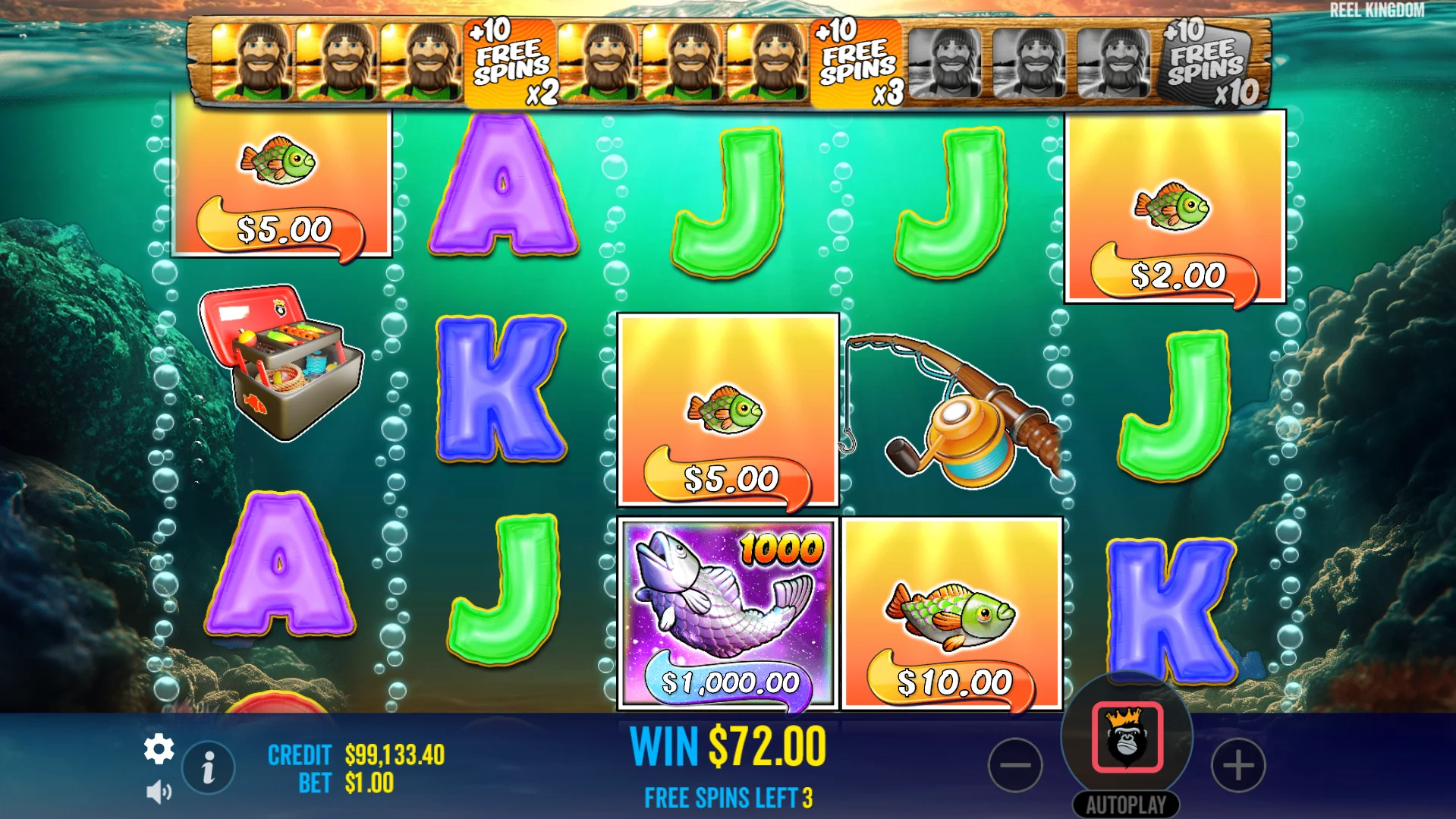 Free Spins brings the chance to collect the 1,000x bet prize symbol