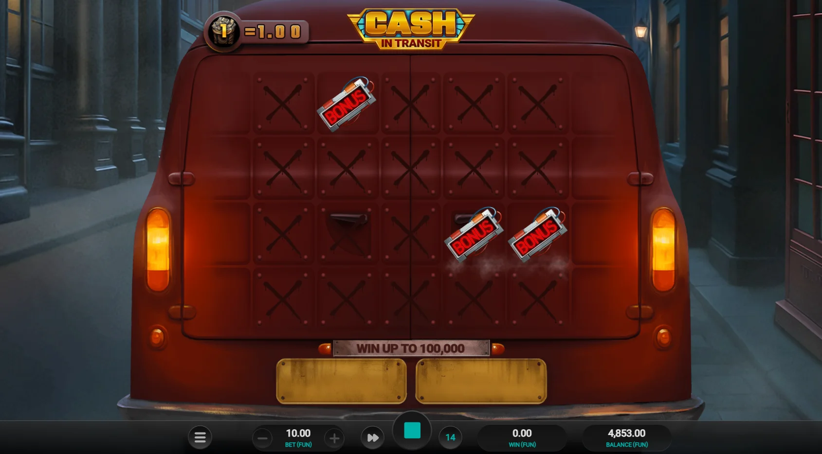 Trigger the Bonus Round with 3 or more scatters