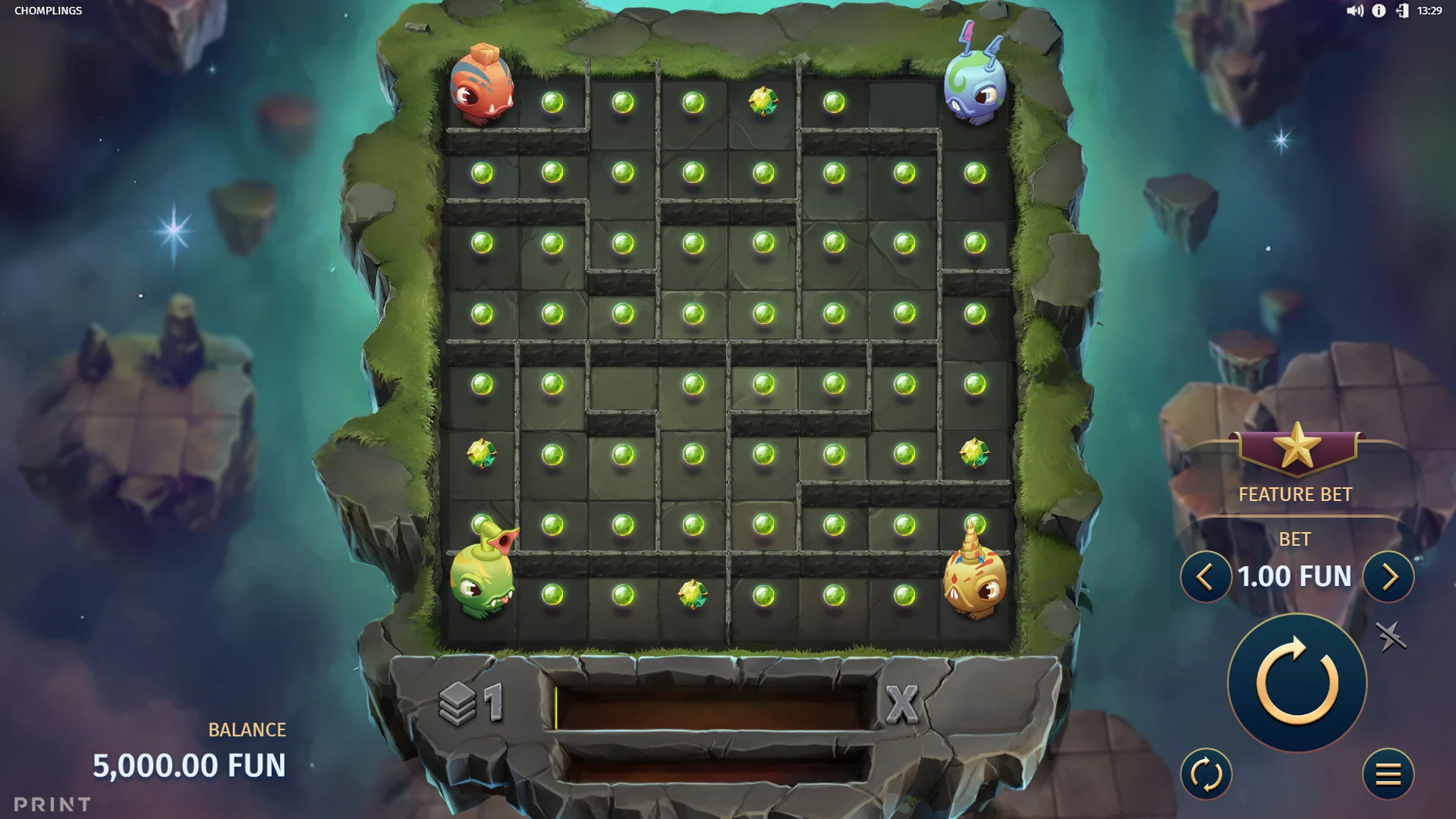 Chomplings base game play