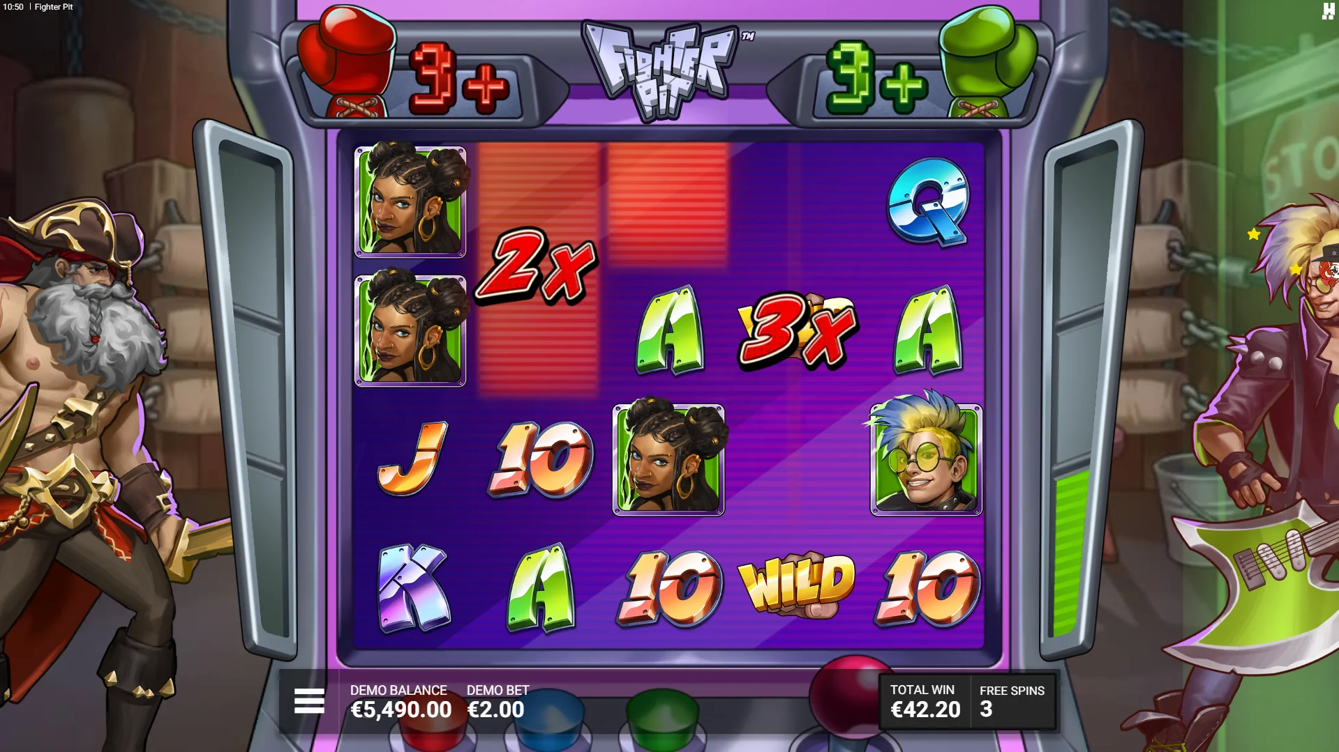 Activating an Epic Drop sees a guaranteed minimum number of Fist symbols to land