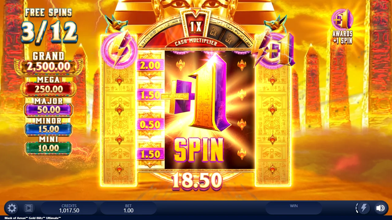 Trigger the Free Spins bonus for persistent multipliers and increased collection chances