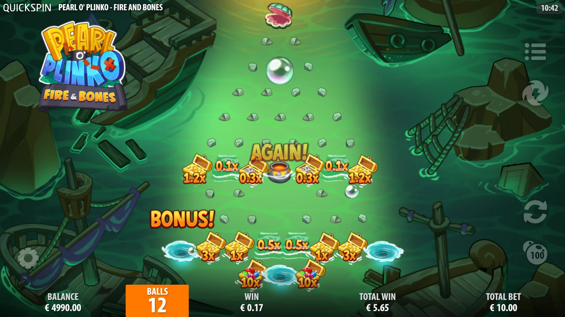2 Progressive bonus rounds allow for enhanced prizes