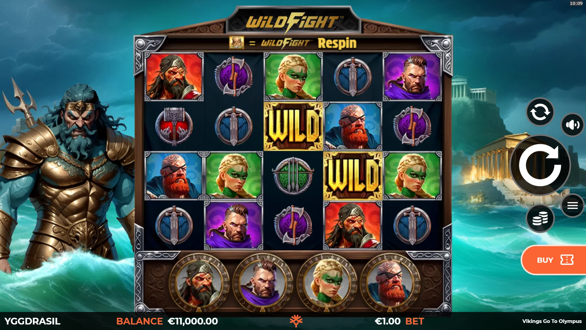 Vikings Go to Olympus Base Game play