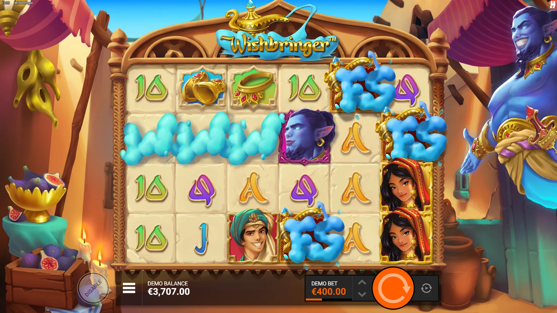 Land 3 or more scatter symbols to trigger the Free Spins bonus round