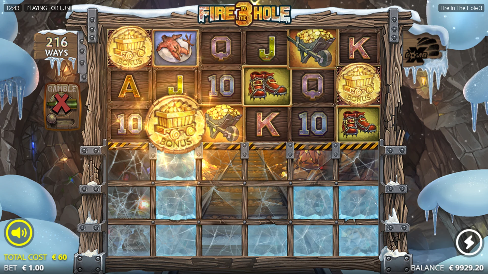 Land 3 or more scatters to trigger the Lucky Wagon Spins bonus round