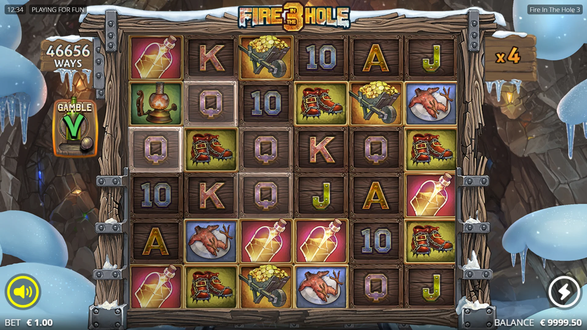 Form winning combinations along with enhancers to activate extra rows during a game round
