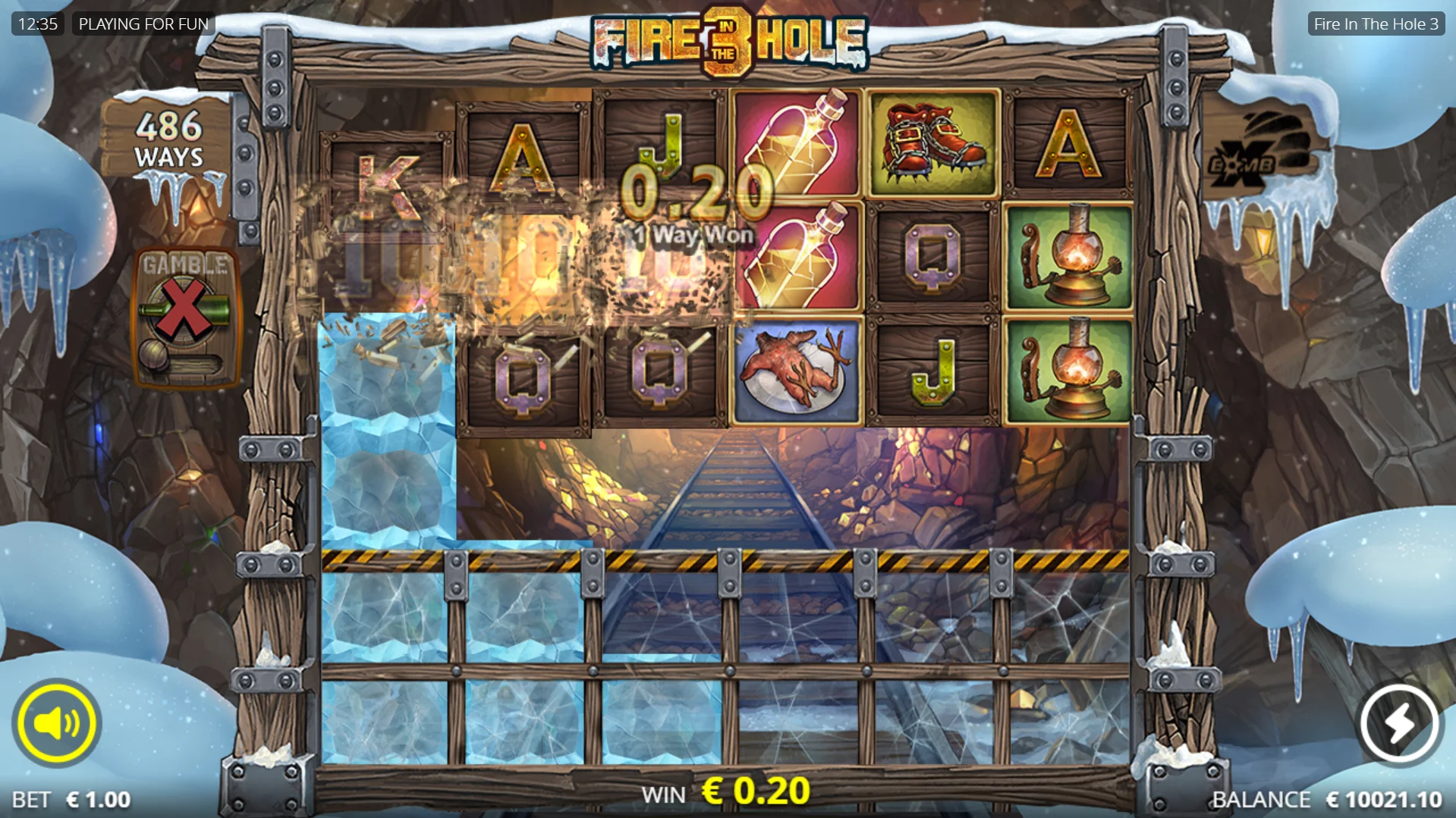 Fire In The Hole 3 offers up to 46,656 ways to win