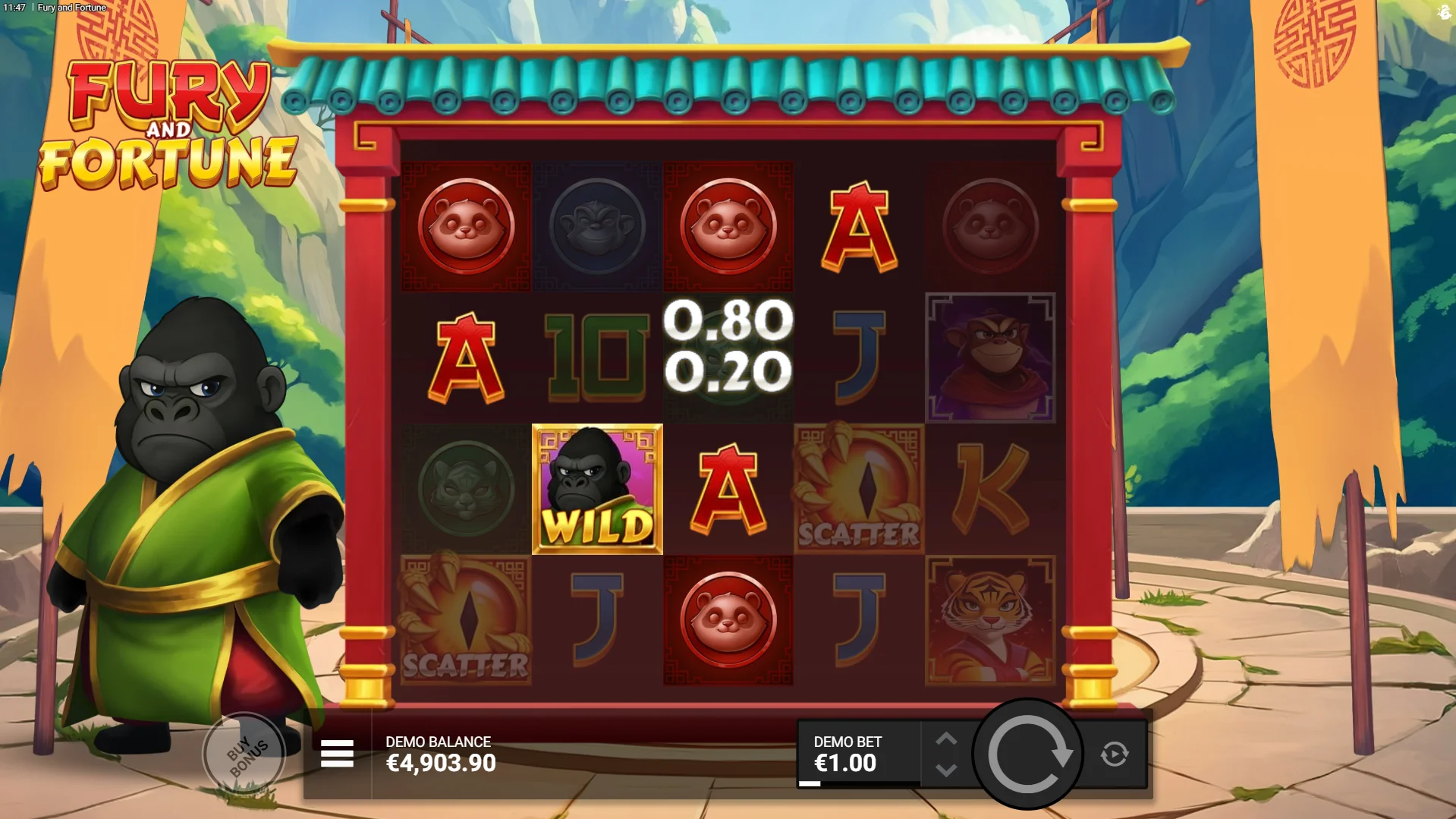 Fury and Fortune offers 1,024 ways to win