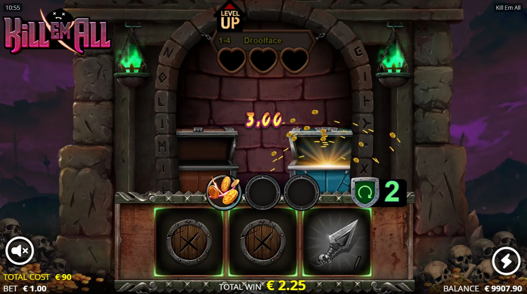 Deafeat a Level Boss for Level Up feature rewards