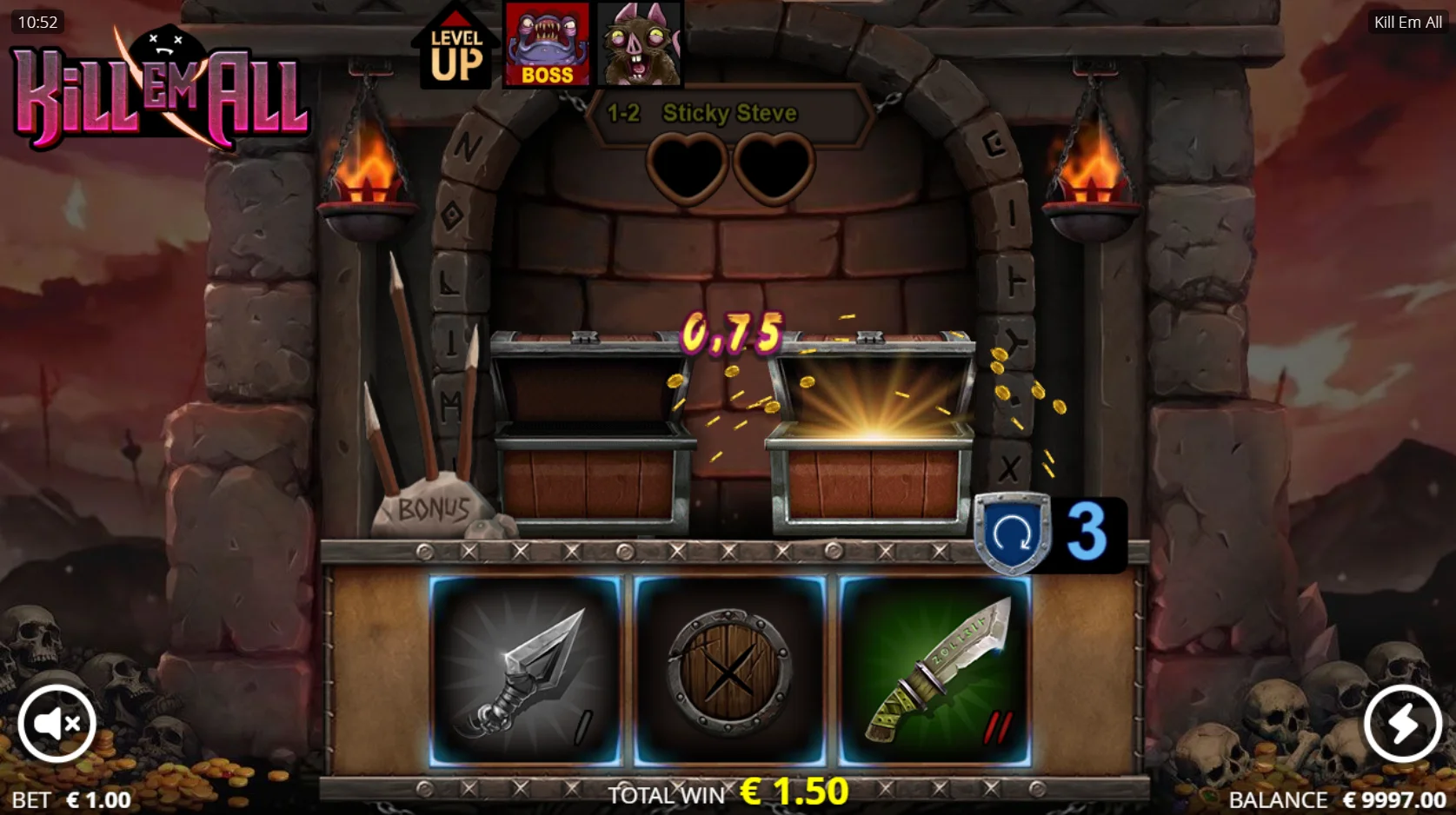 Defeat a Monster for Chest rewards
