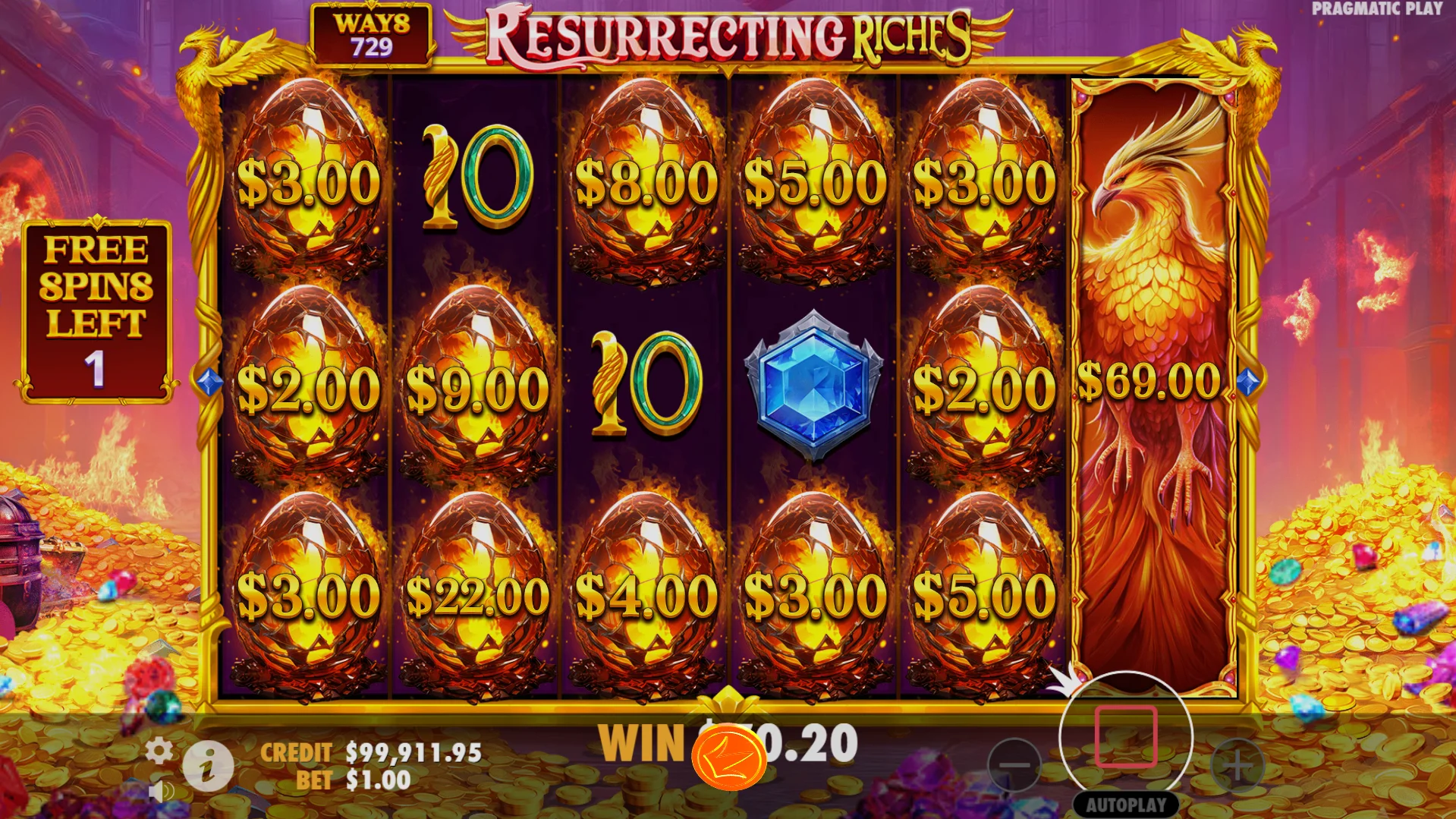 Resurrecting Riches Free Spins play