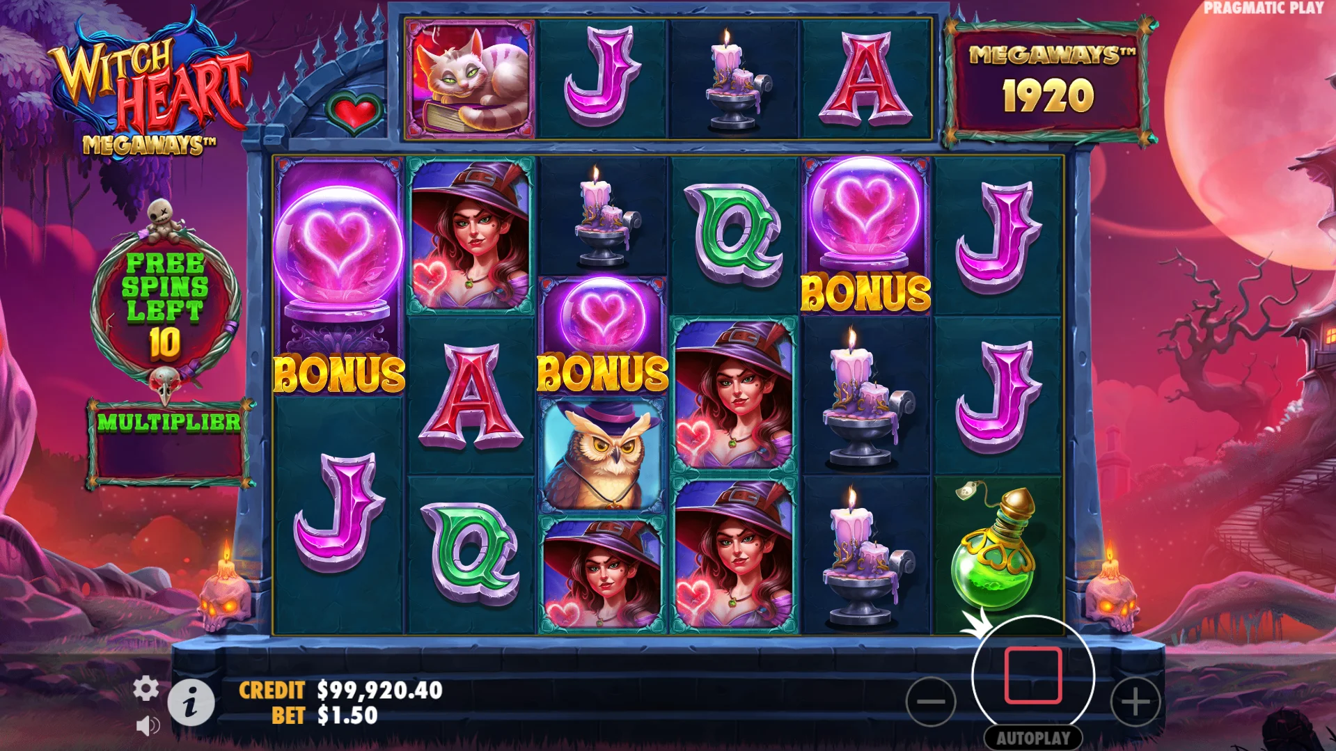 Land 3 or more scatter symbols to trigger the Free Spins Bonus round