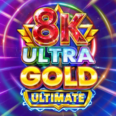 8K Ultra Gold Ultimate Logo