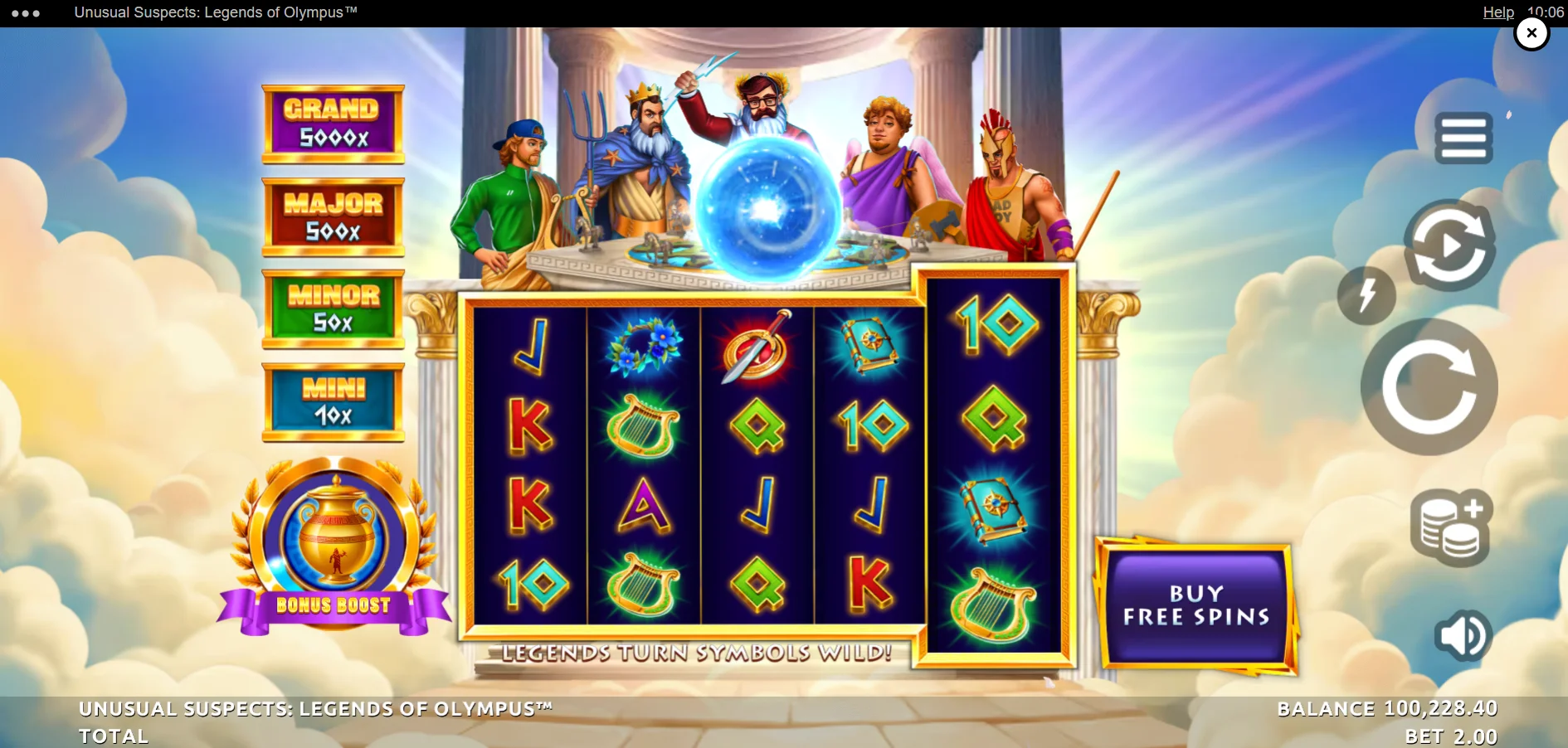 Unusual Suspects Legends of Olympus Base Game
