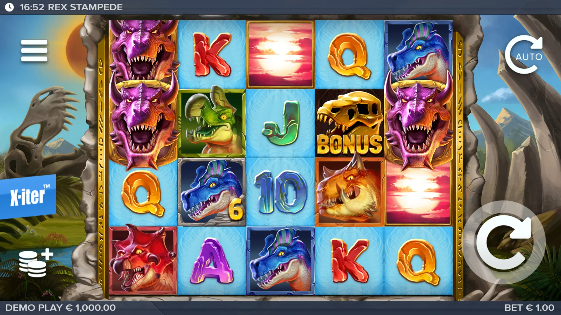 Rex Stampede Base Game Play