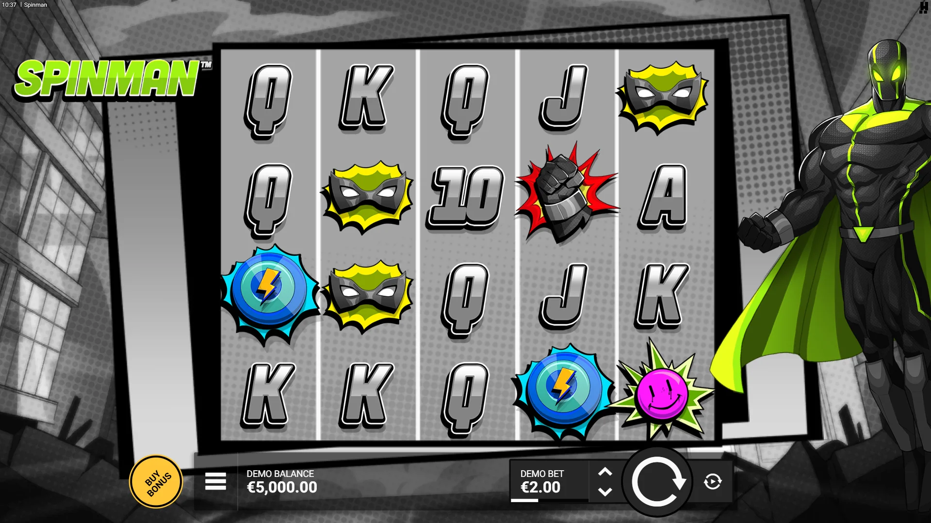 Spinman base game play