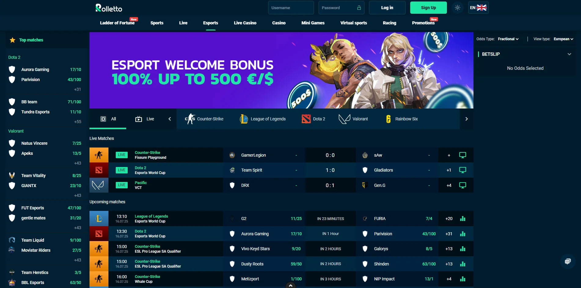 Rolletto Casino Sports