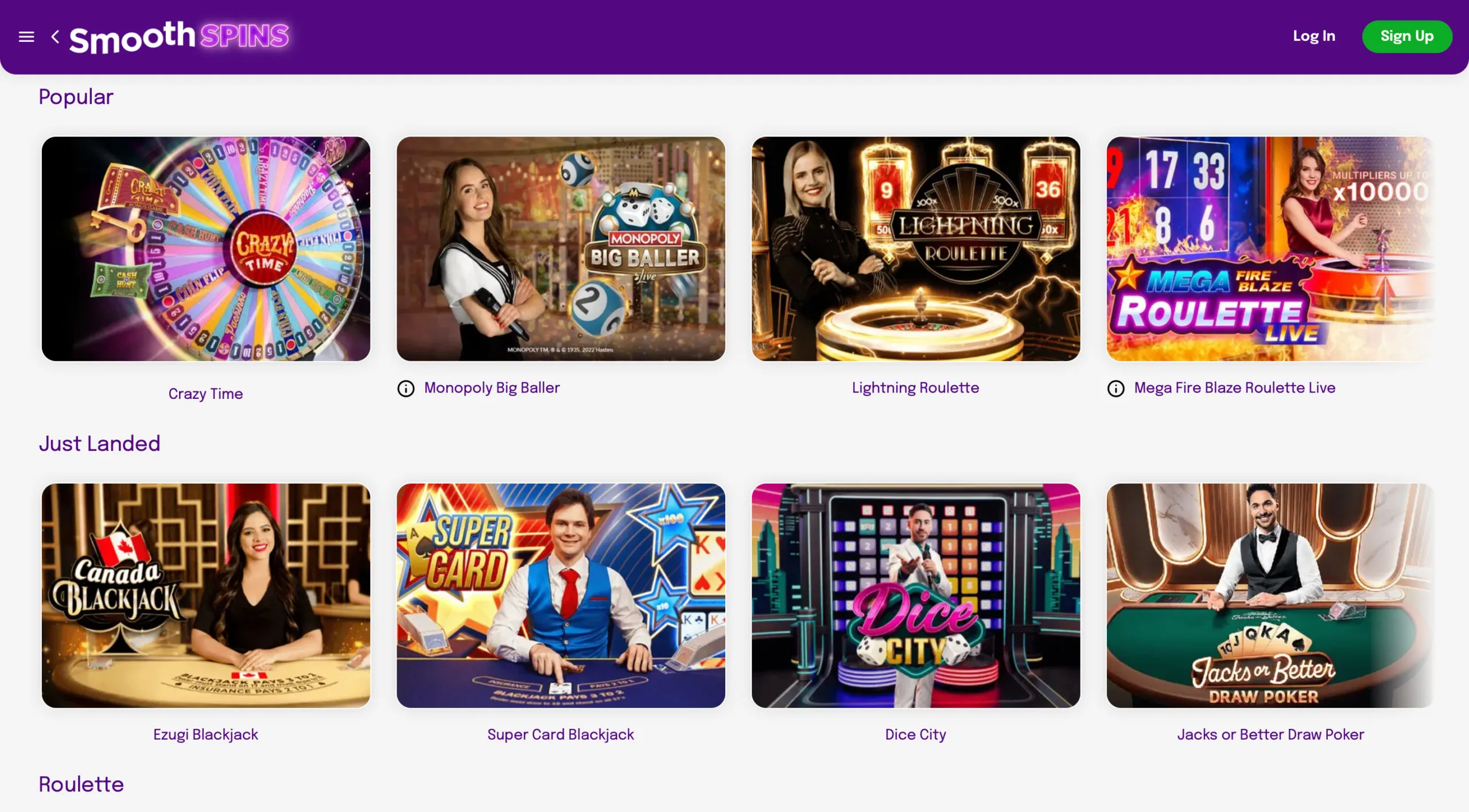 Smooth Spins Live Casino