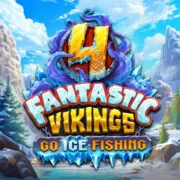 4 Fantastic Vikings Go Ice Fishing Logo