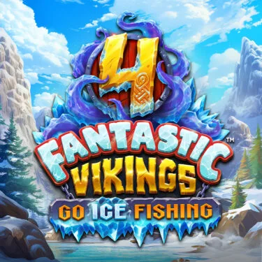 4 Fantastic Vikings Go Ice Fishing Logo