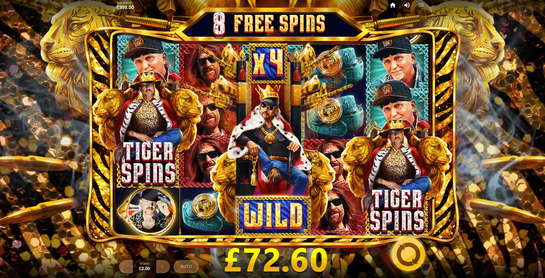 Joe Exotic Free Spins